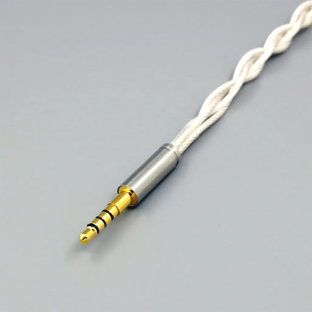 Graphene 7N OCC versilbertes Typ2-Kopfhörerkabel für Denon AH-mm400 AH-mm300 mm200 Beats Solo2 Solo3 SHP9500 8232