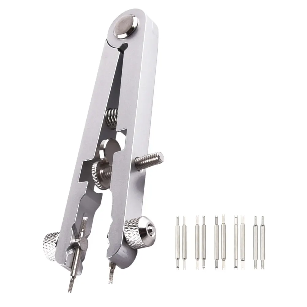 

Alloy Steel Watch Repair Tool Spring Bar Plier V Shaped Strap Clamp for B Removal Adjusting Pins High Quality Durability