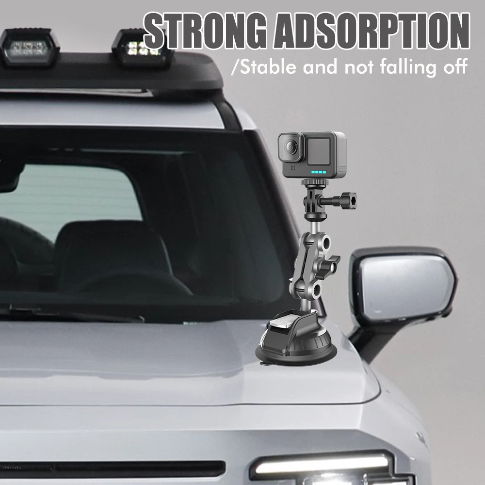 سيارة شفط كأس الهاتف عمل حامل كاميرا 1/4 بوصة عمل كاميرا داش كام الهاتف سنادات بالسيارة مناسبة ل DJI/Shadowstone Insta360 #3