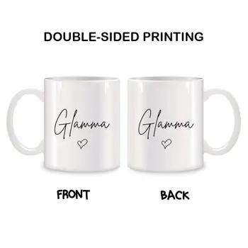 Hrnek Grammar, dárek pro první osobu, dárek pro babičku, dárek pro narozeniny, keramický hrnek na kávu, bílý, 295 g, nový 8 nejlepší prodej velkoobchodní sublimační hrnky - №7
