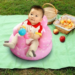 Infant Inflatable Chair Supportive Toddler Inflatable Chair Comfortable Baby Sofa Seats Upgrades Kids Floor Sofa