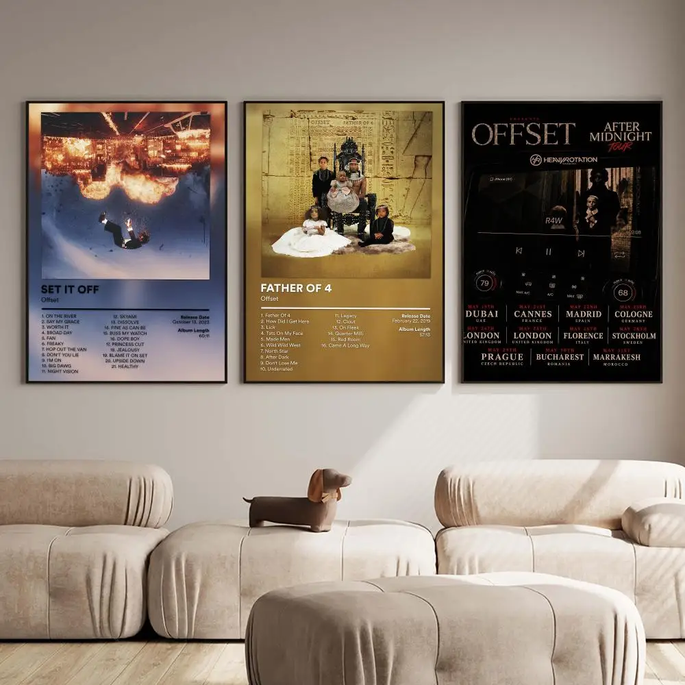Rapper O-Offset Album Poster PP Wall Decor Posters Celebrity Music Art Prints Bedroom Office Gift