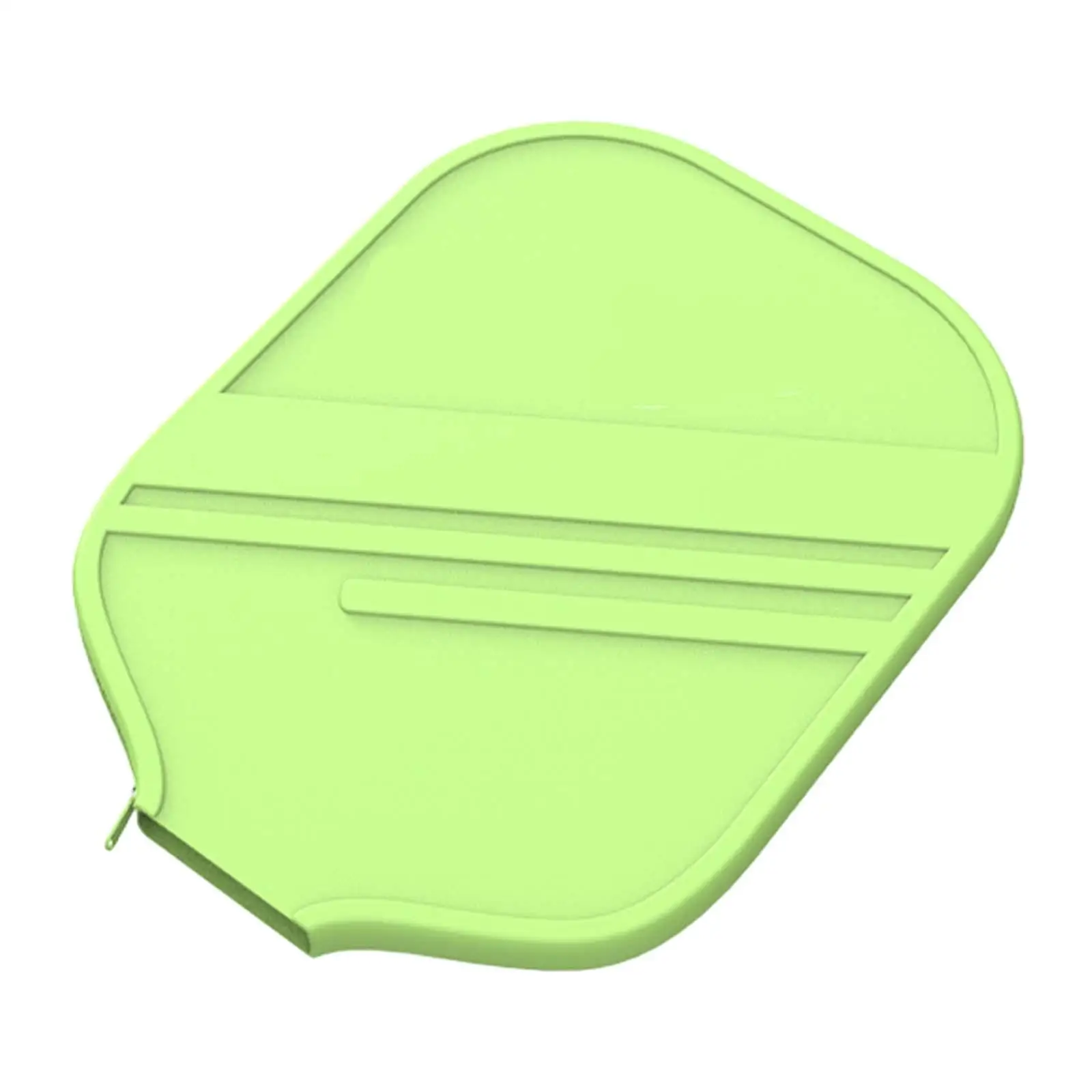 Silicone Pickleball Racket Cover Holder Zippered Pouch Waterproof Paddle Sleeve Protector for Sports Equipment