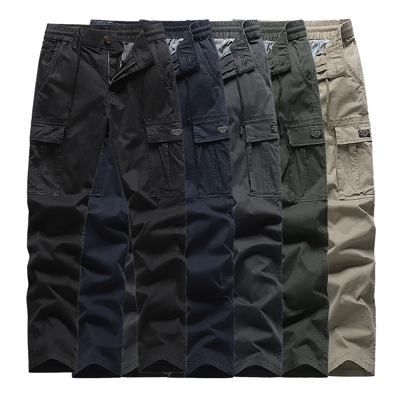 

New 2022 Summer New Military Pants Men Casual Cotton Trousers Men Sports Outdoor Hiking Pants Breathable Work Pants Men