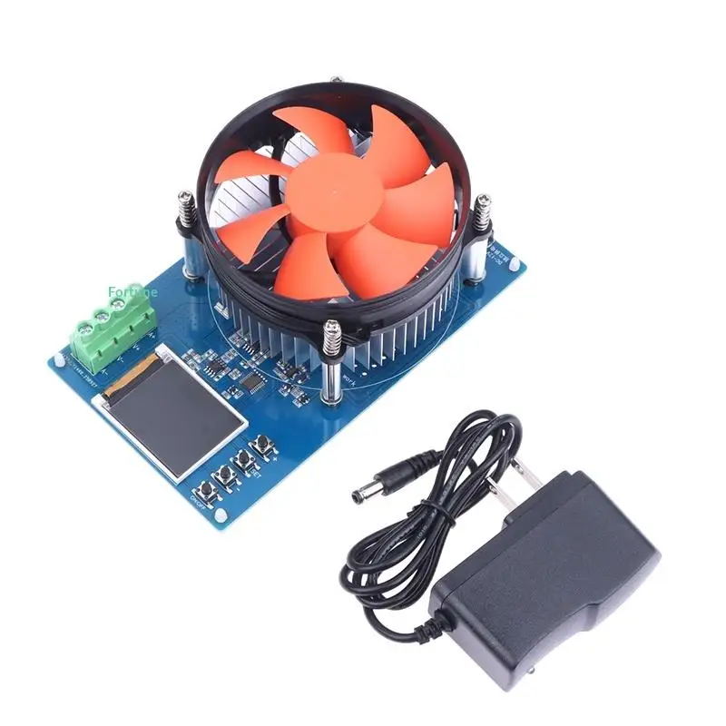 150W 20A Adjustable Constant Current Electronic Load 1.77inch TFT Color Display Adjustable Testing Module Digital Analyzer