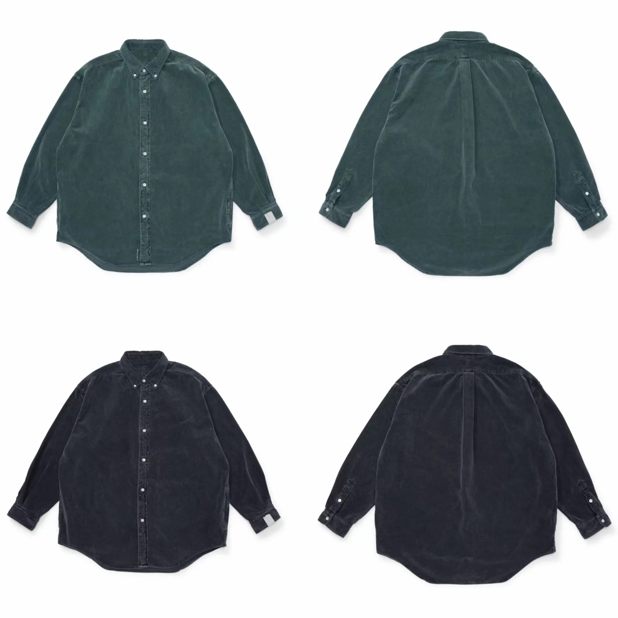 

MADNESS X NHOOLYWOOD 22AW Collaborative Washed Corduroy Shirt Workwear Pilot Style Loose Fit Long Sleeve Youth Fashion