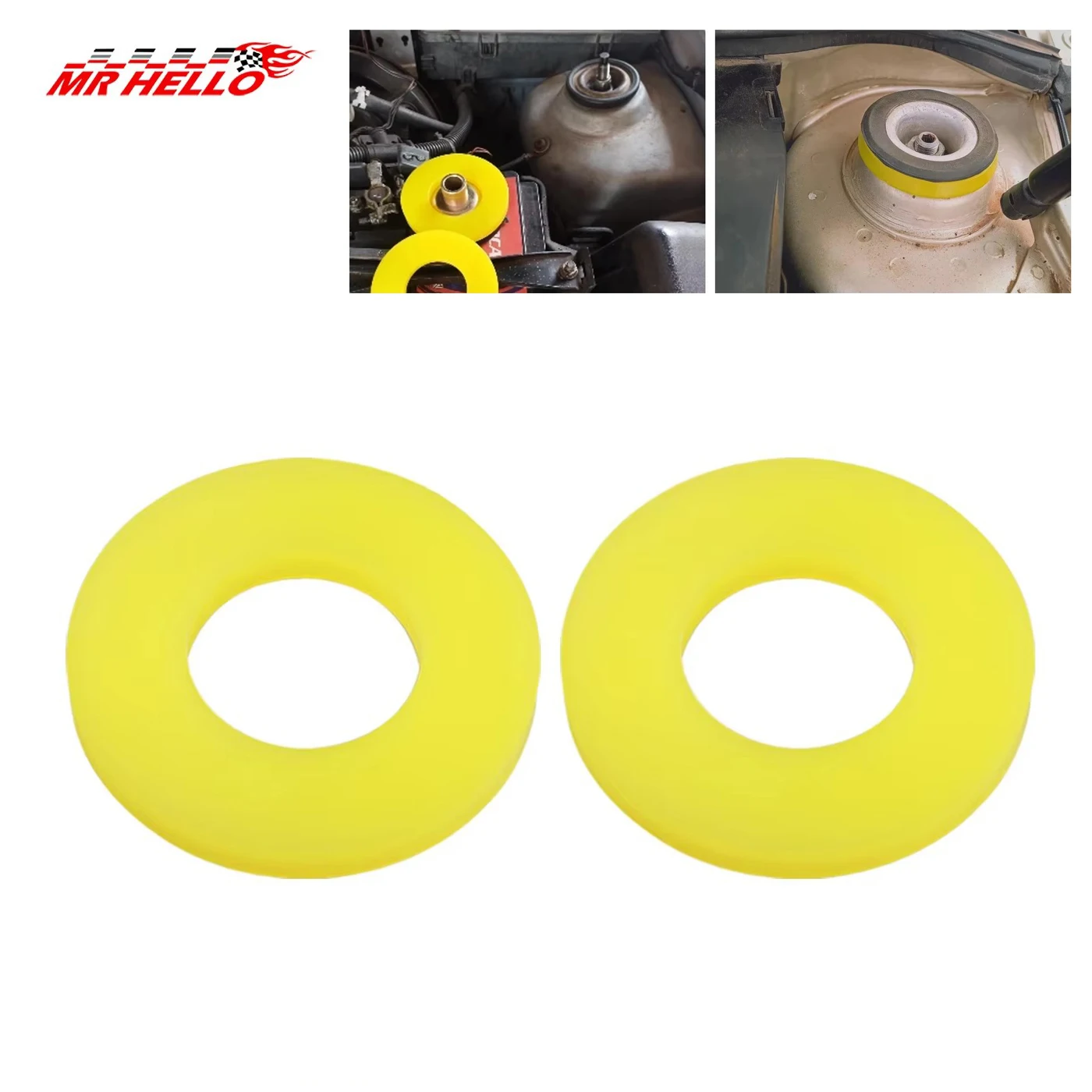 Stoßdämpfende Turm Gummi Puffer Ring Auto Vordere Buchse Lager Unterlegscheibe Für VW Golf Mk4 Skoda Langlebig Reduzieren Lärm Teile