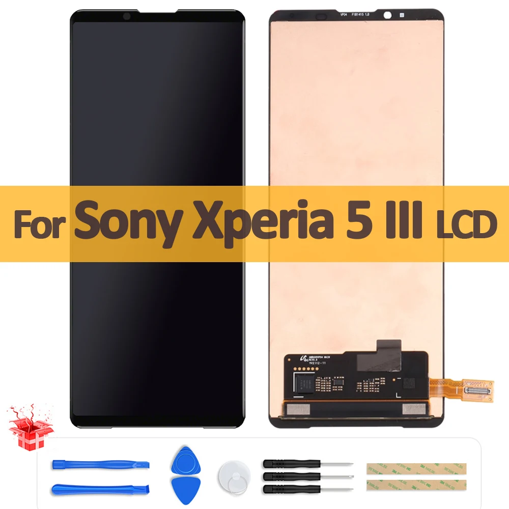 

6,1 "оригинальный для Sony Xperia 5 III XQ-BQ72 ЖК-дисплей сенсорный экран OLED панель дигитайзер в сборе запасные части для ремонта