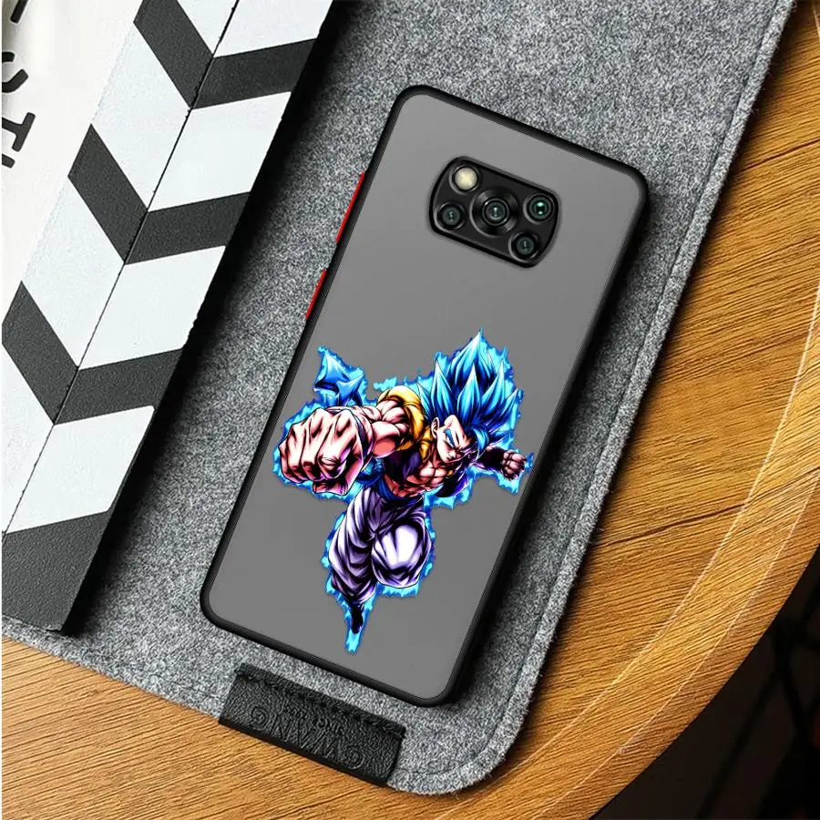 Dragon Ball Cool Son Goku Capa traseira de telefone para Xiaomi Poco C40 F3 X3 NFC C51 M5s C50 X3 X4 X5 Pro