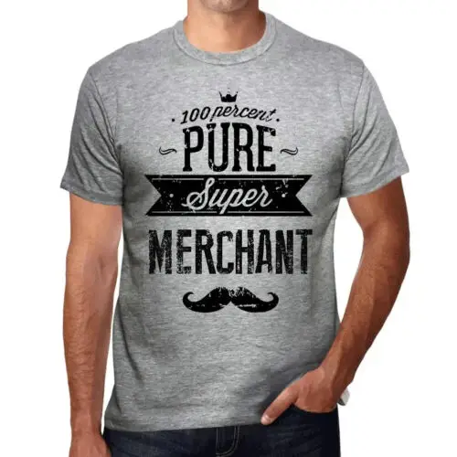 Heren Grafisch T-Shirt 100% Zuivere Superhandelaar – 100% Pure Super Merchant