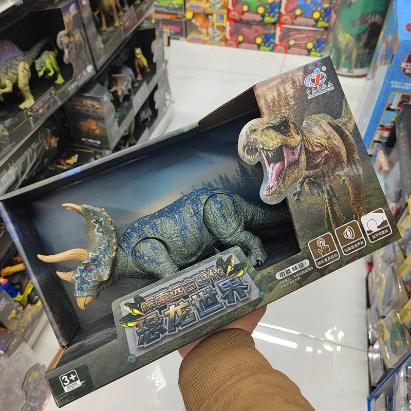 الجوراسي مقلد الديناصور ريكس عمل الصوتية تي ريكس المشتركة التنقل ديناصور لعبة دينو الكهربائية لعيد الميلاد هدية الكريسماس #2