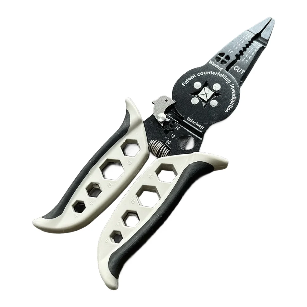 

Инструмент для зачистки и обжима проводов из сплава с безопасной защелкой и храповым механизмом для эффективной зачистки, резки и обжима средств