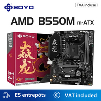 SOYO Monarch Dragon AMD B550M Gaming Motherboard USB3.1 M.2 Nvme Sata3 Supports R5 3600 CPU (AM4 socket and R5 5600G 5600X CPU)