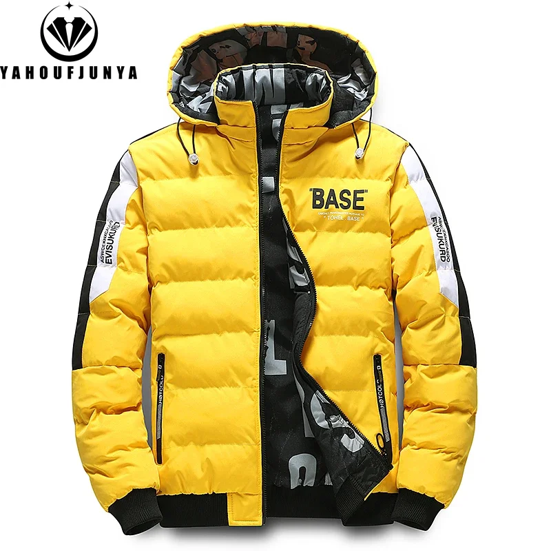 Winter Männer Outdoor Wind break Marke abnehmbare Kapuzen jacke Männer Windschutz dicke warme lässige Mode Parka Jacke Mantel männliche Hots