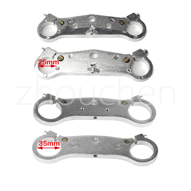 

1 Pair 25/35mm Frame Faucet Front Fork Upper and lower Connecting Plate Block Triple Tree for 49cc Mini Motorcycle Dirt Pit Bike