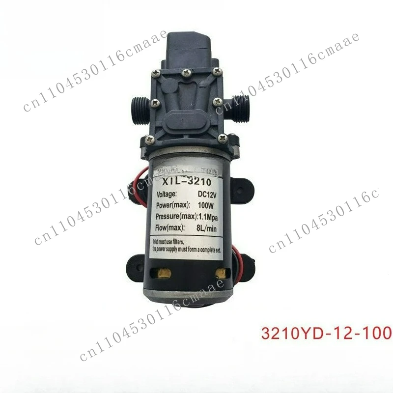 Electric diaphragm pump 12V water pump high pressure car wash pump, dc self-priming booster 24V100W