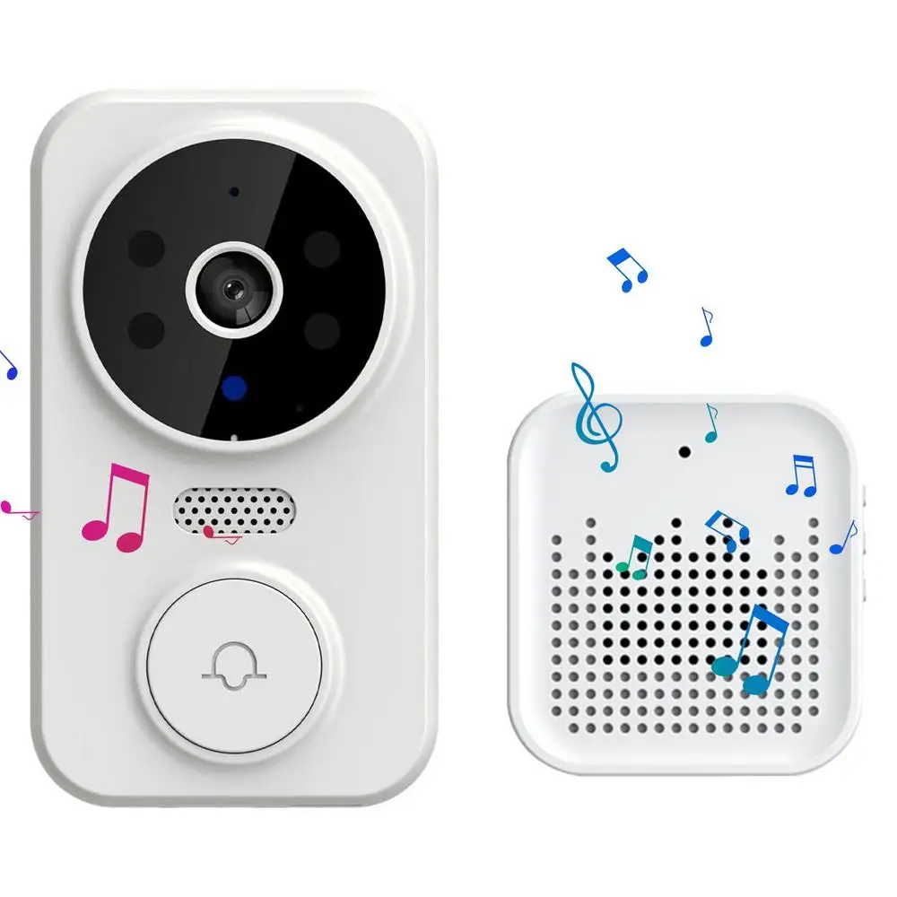 Tuya APP Wireless WIFI Doorbell Free Cloud Storage  Visual Doorviewer  Long Time Standby Video Door Phone