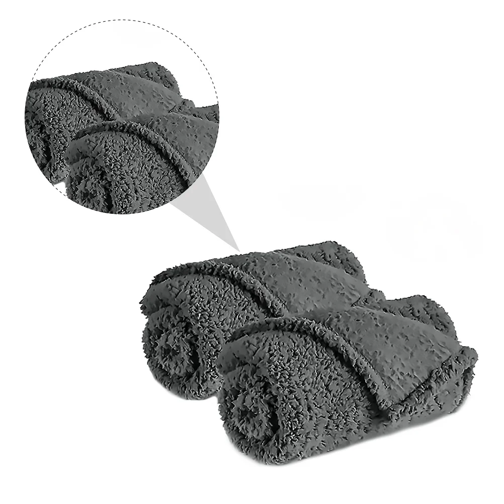 2 قطعة بطانية للحيوانات الأليفة الصوف الدافئة بساط نوم مريح الجلد ودية لحاف ناعم للكلاب القطط جرو غطاء سرير مستلزمات الحيوانات الأليفة #1