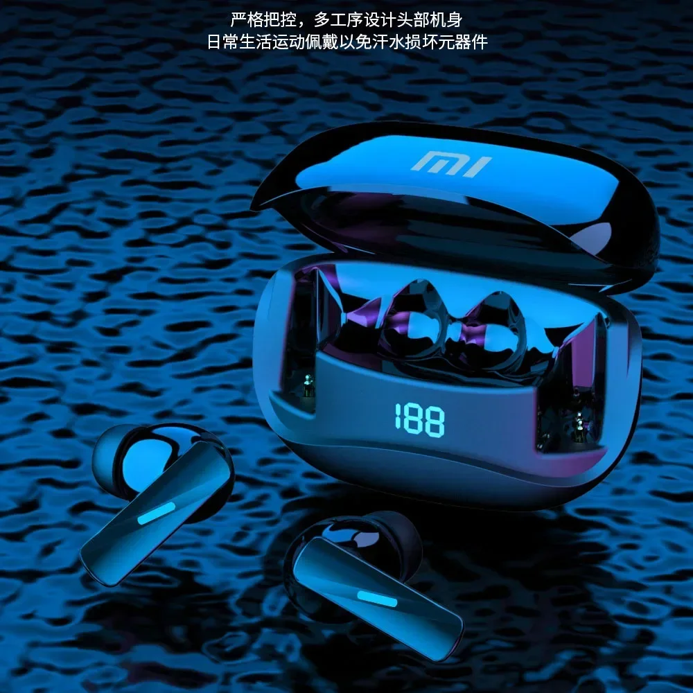 Xiaomi Mate 60 Pro 무선 블루투스 이어폰, 스테레오 소음 감소 마이크, 스포츠 터치 이어폰