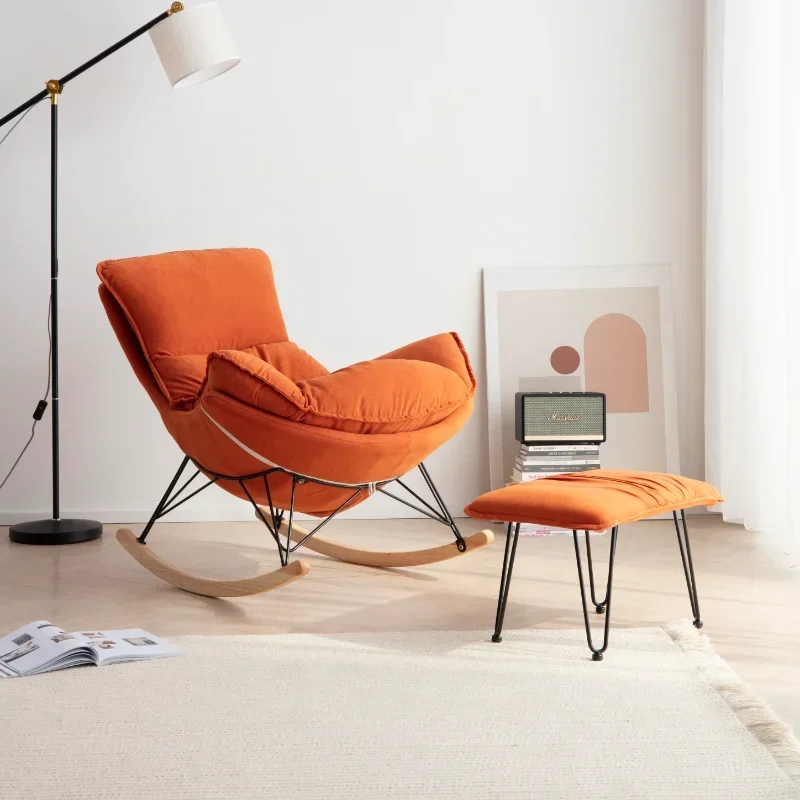 

Customizable Soggiorno Poltrona a dondolo Adulti Sedia moderna di design Replica divano Nordic Muebles Para El Hogar Home Decora