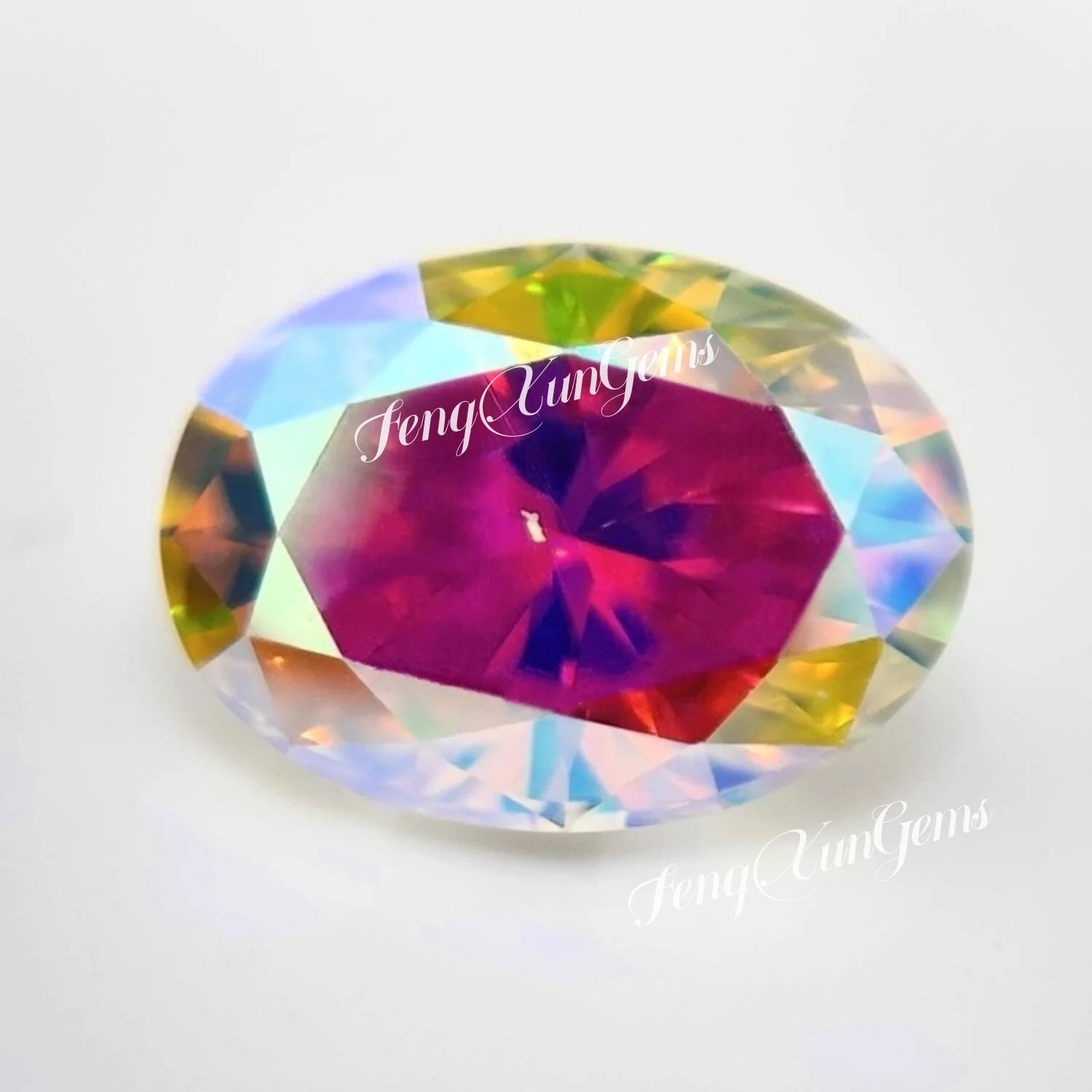 

Loose Moissanite Stones AB Color 0.2ct-8.0ct Oval Moissanites Shining Fine Jewelry Gift Lab Grown Diamonds with GRA Certificate