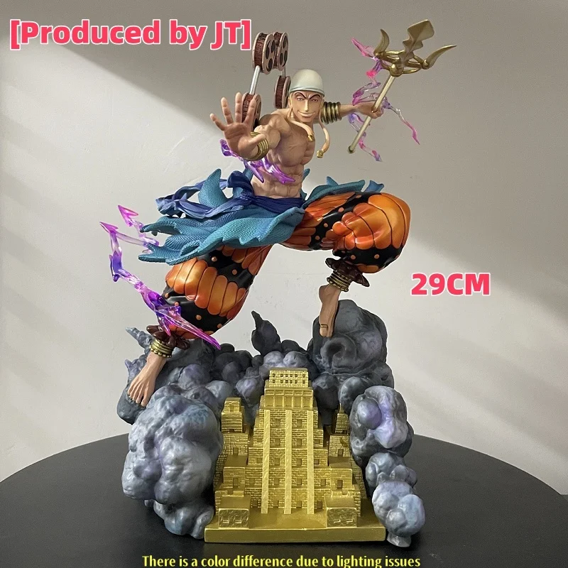 

[Jt Production] One Piece Anime Toy Enel 29cm Gk Figure Model Collection Hot Blooded Comic Boy Birthday Gift In Stock