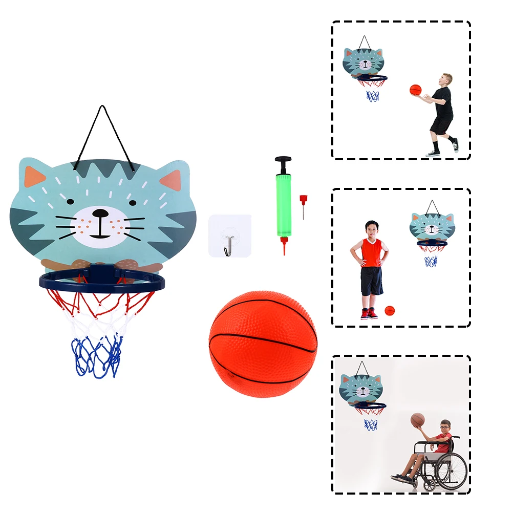 ミニバスケットボール漫画柄バスケットボールフレーム屋内小型プラスチックゲームおもちゃおもちゃ玩具漫画フレームシューティングゲーム