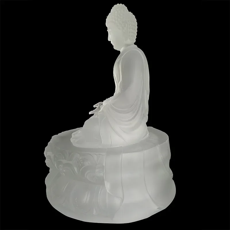 2L Ceramic Buddha Altar Base Cylinder Glazed Amitabha Statue Holder Wholesale Manufacturer Supply Various Sizes for Home