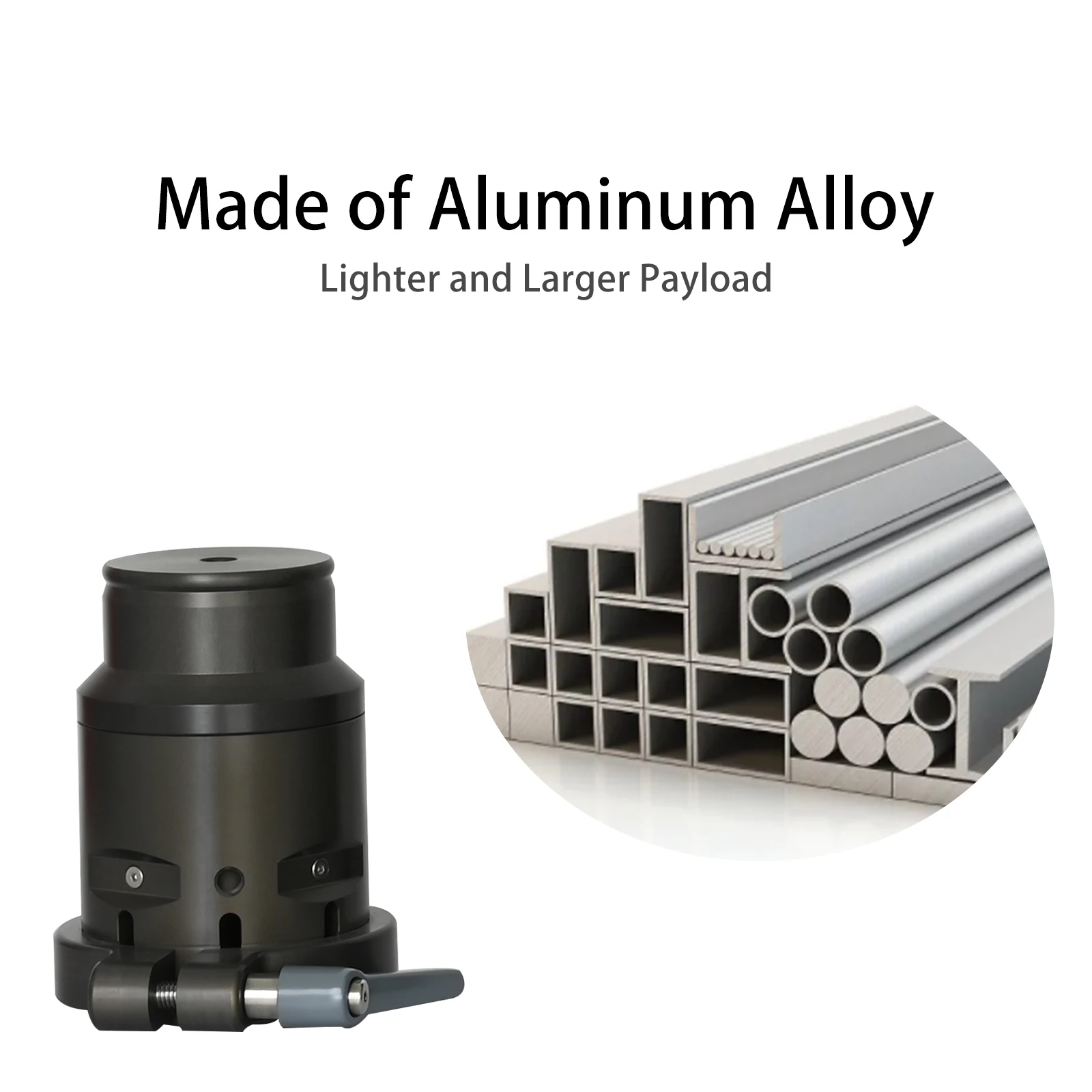 NSH Telescoping Bazooka Stand Euro Riser Dolly Car Camera Accessories Used for Height Adjustment