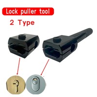 AB Double-end Door Lock Cylinder Puller Tools Heavy-duty Lock Extractor Lock Pick Set,Professional Locksmith Tools
