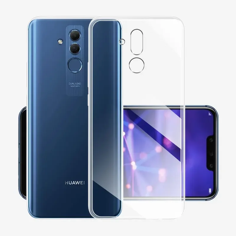 Für huawei mate 20 lite fall klares silikon weiches tpu telefon hüllen abdeckung für huawei mate 20 pro 20 lite funda transparentes coque gel