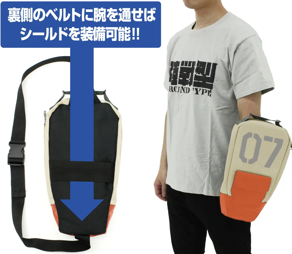 Mobile Suit Gundam 08MS Team RGM-79GM Crossbody Bag Land Combat Style Gundam Shield Student Single Shoulder Bag Birthday Gifts