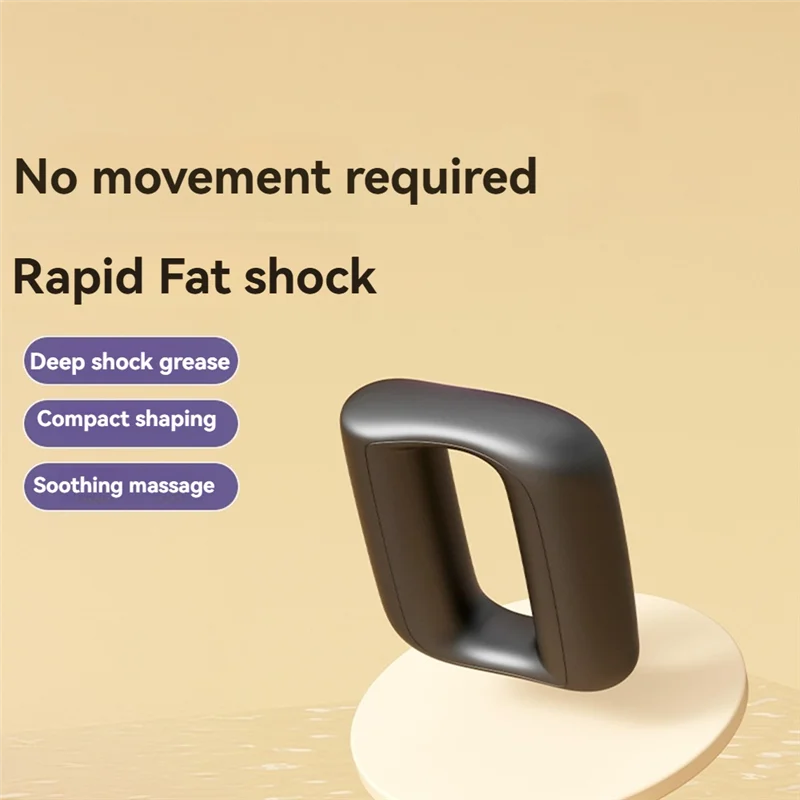 Him-massageador portátil sem fio, massagem de percussão, anel fascial, máquina de gordura da barriga, massageador elétrico