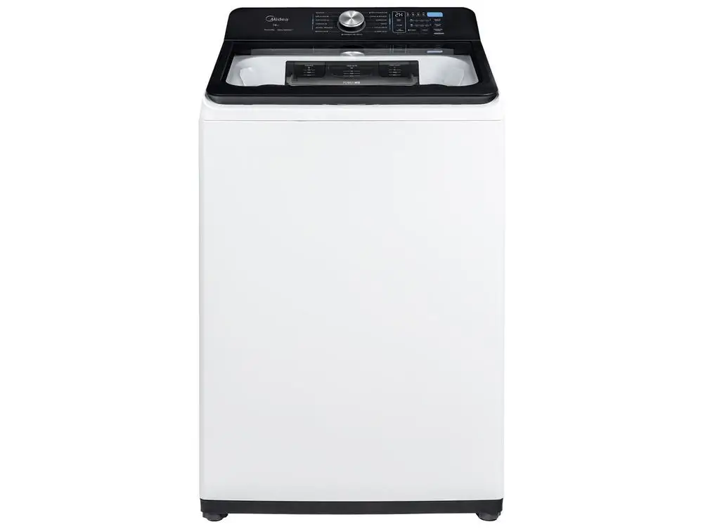 Lavadora de Roupas Midea 14kg Cesto Inox 13 Programas de Lavagem Branca MA512W140A/WK04 - 110V