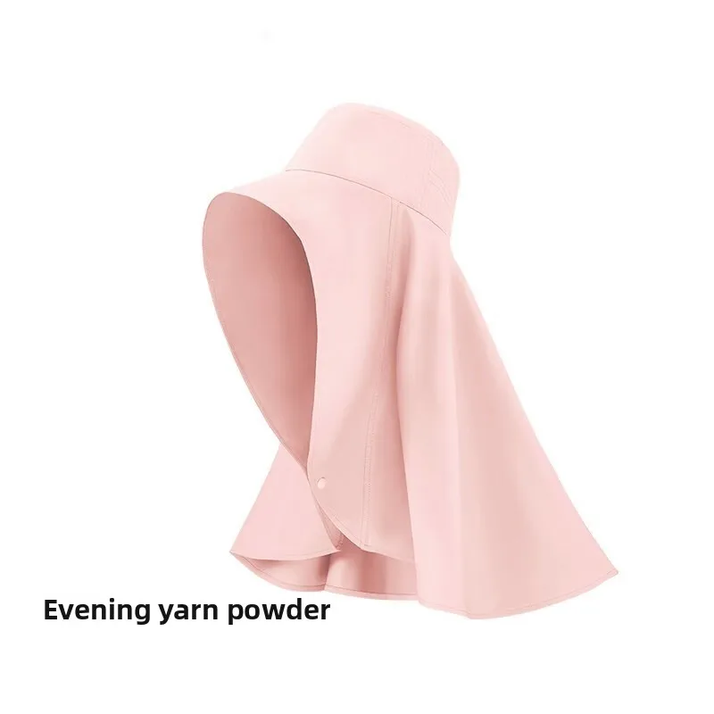 حماية من أشعة الشمس لكامل الوجه وقبعة من الشمس مع قناع ذو حواف متكامل لحماية الرقبة من الأشعة فوق البنفسجية وقبعة صياد السمك