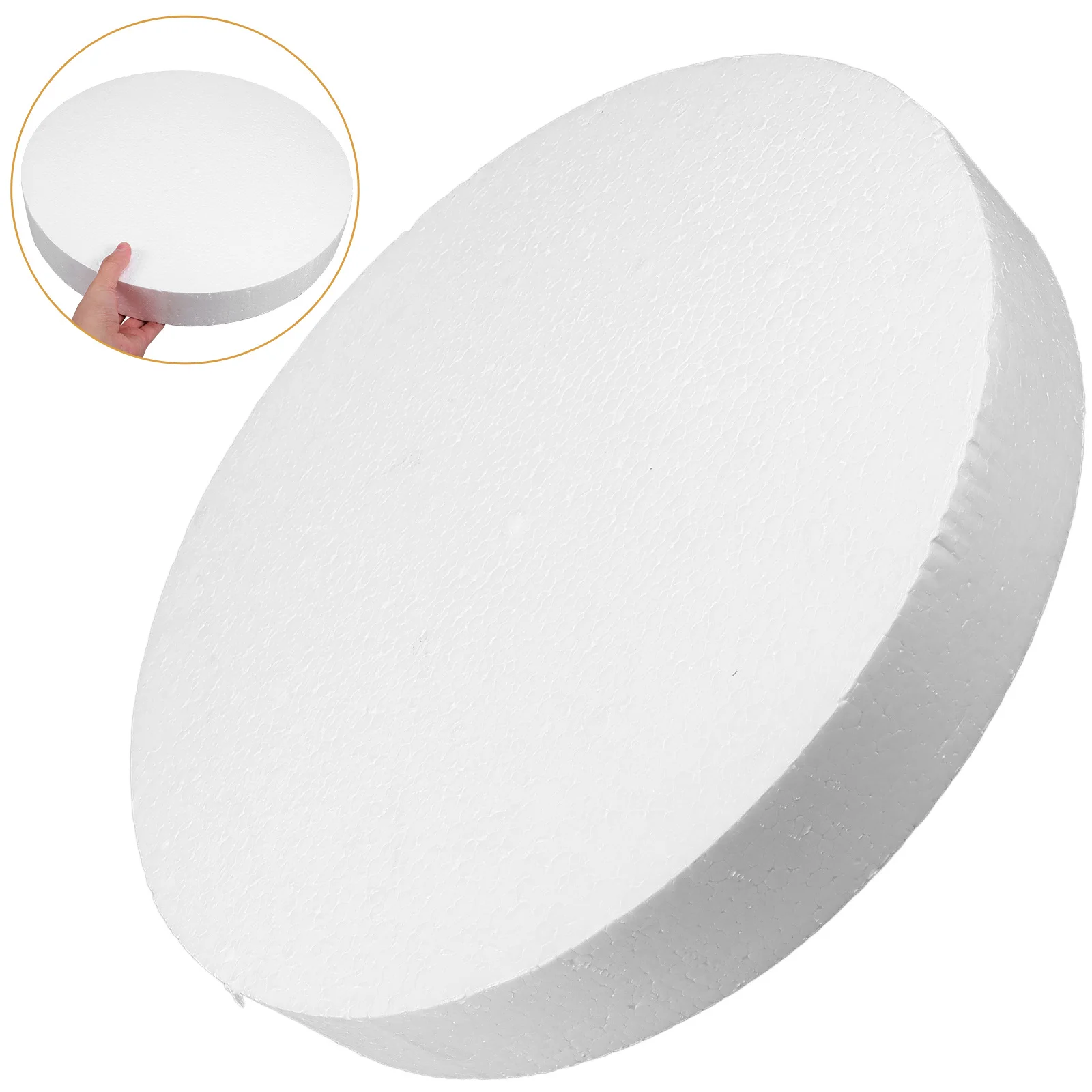 

1pcs Foam Round Cake Disc Large Diy Craft Circle For Christmas Decoration Candy Cane Treats Cake Decorating Supplies