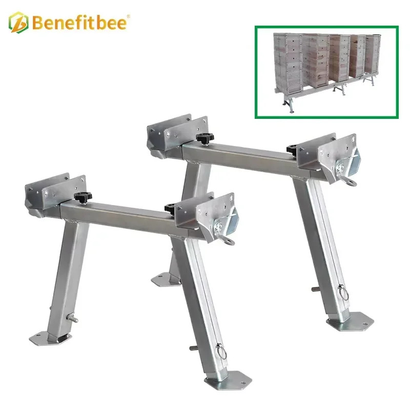 for Beekeeping Equipment Adjustable Metal Beehive Holder Stand for Mobile Beehives