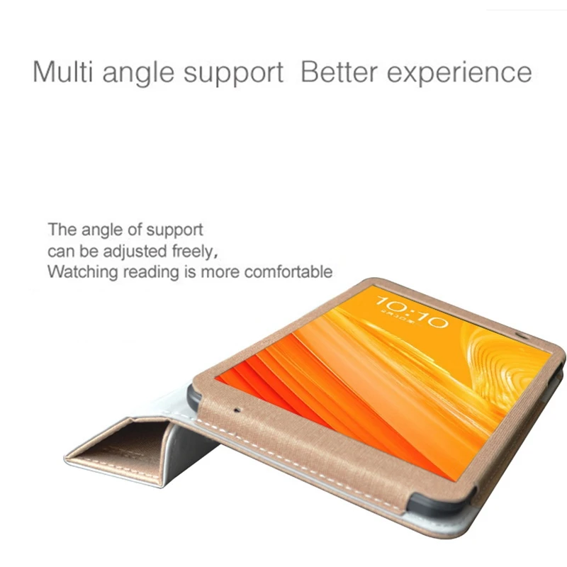 B17B для Teclast P80 P80X P80H Чехол 8-дюймовый чехол для планшета Кожаный чехол с защитой от падения Подставка для планшета (черный)