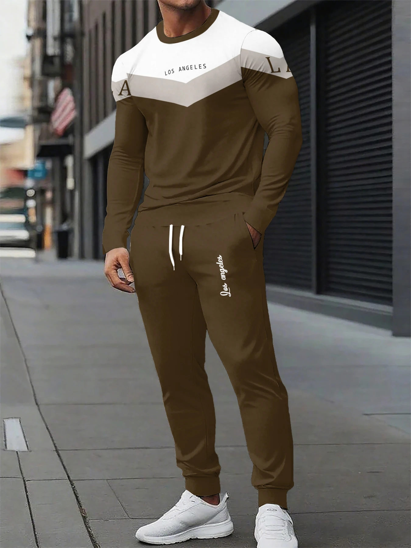 

Autumn and Winter Men Set Men Gradient Set Men Men Fashion Leisure Sports Comfort Set Quick Drying and Breathable