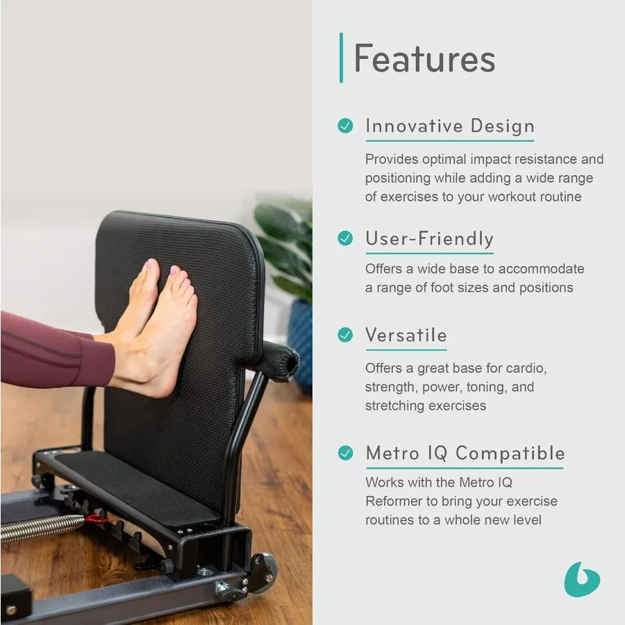 ملحقات مصلح بيلاتيس مبطنة للجسم المتوازن، معدات بيلاتيس للمنزل والاستوديو، معدات تدريب لبيلاتيس ريفور #4