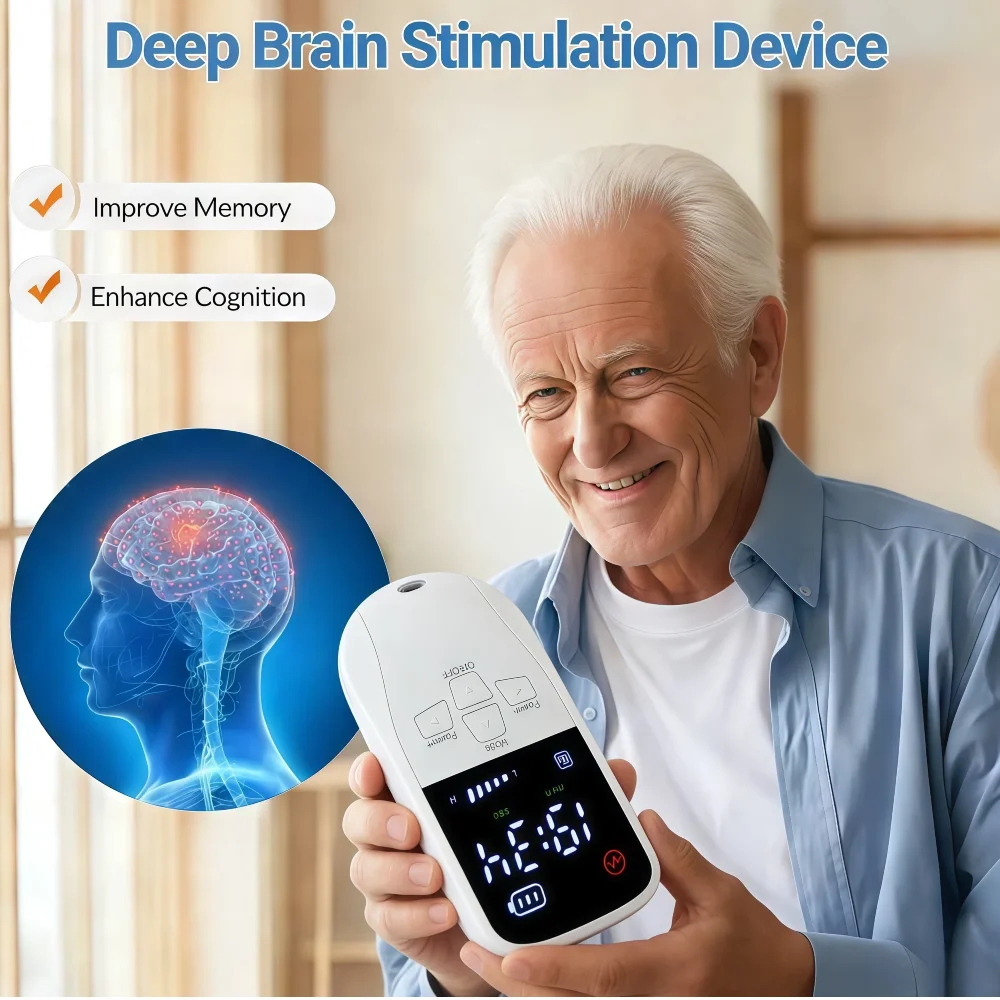 

2025 Upgrade Vagus Nerve CES Device, Rechargeable TENS Ear Clip Stimulator for Better Sleep, Mood, Pain and Anxiety Relief