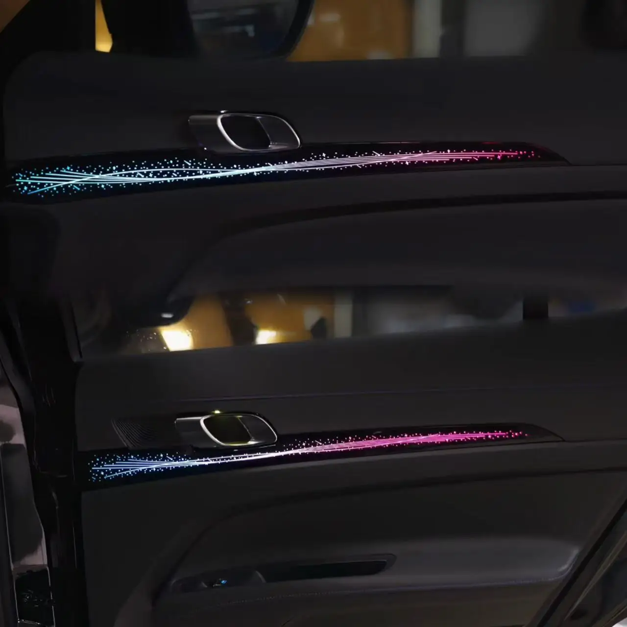 Suitable For 2022-2026 Ford Territory Ambient Lighting Upgrade Kit Featuring High-quality 64-color Vehicle Ambient Lights