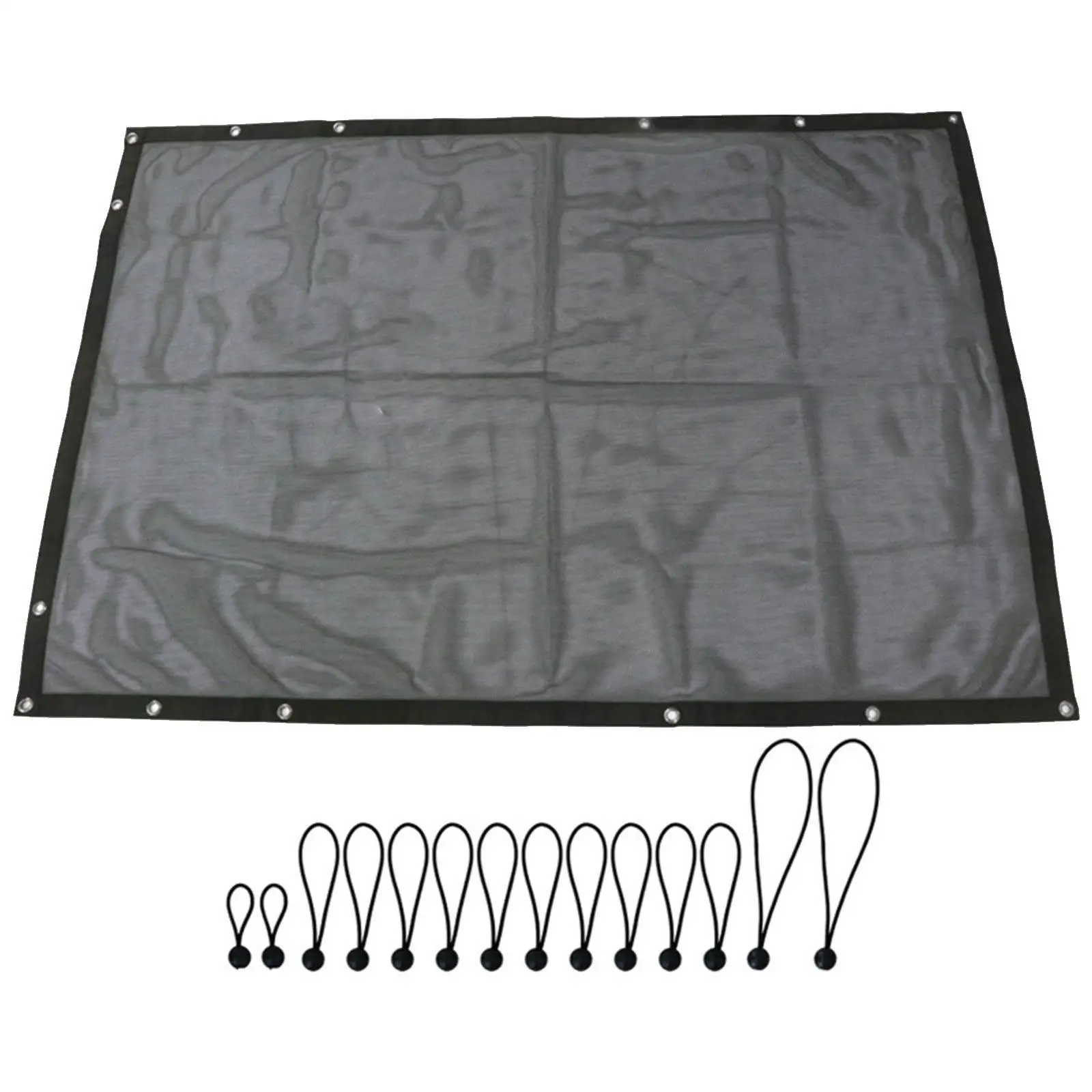 Sunshade Top Mesh Screen, Acessórios para Veículos, Sun Shade, Proteção Solar, Sun Shade para Jeep Blocks, Vento, Ruído