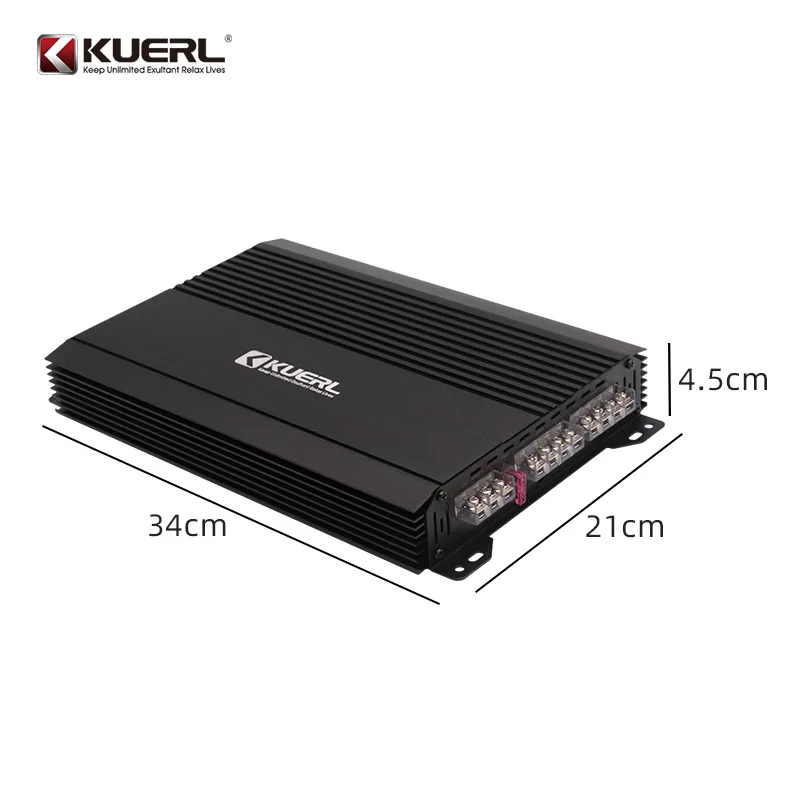 

2025 hot sale Factory direct sales 4-channel four-way high-power car 12V car power amplifier, car audio modified four-way power