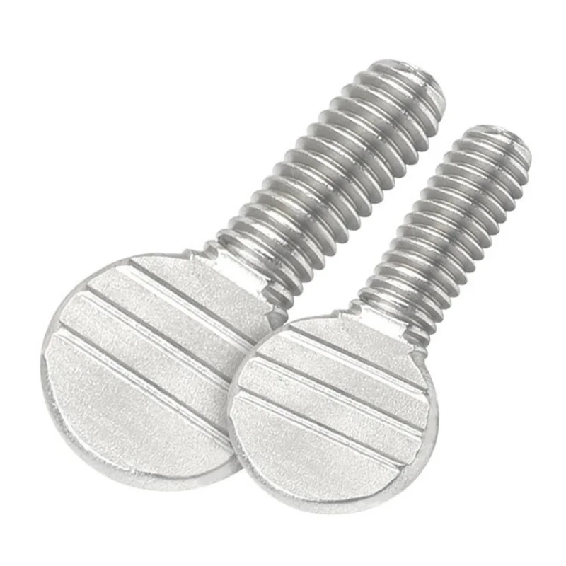 Imperial 304 Stainless Steel Hand-Tighten Table Tennis Racket Bolts 1/4-20 5/16-18 Flat Head Wave Plate Screw Thumb Screw