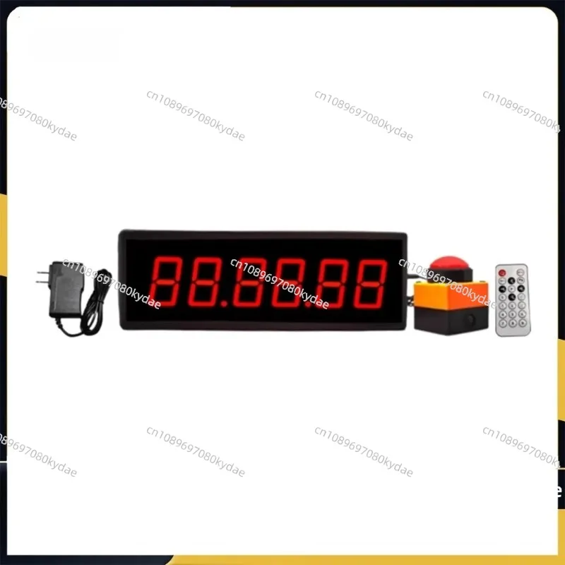 

Таймер для соревнований с обратным отсчетом, светодиодный 6-разрядный цифровой дисплей, оборудование для тренировок с функцией голосового оповещения и пультом дистанционного управления