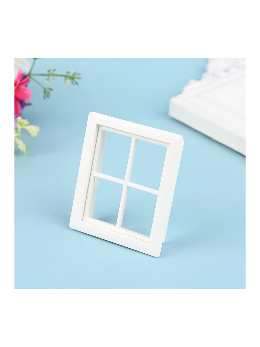 Mini maison, villa, portes et fenêtres en plastique, modélisation et décoration de maison