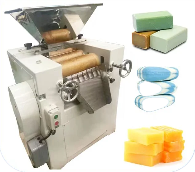 

Wholesale Small Home/Lab Soap Three Roll Mill Equipment Good Price Soap Grinding Machine Soap Making Machine Line
