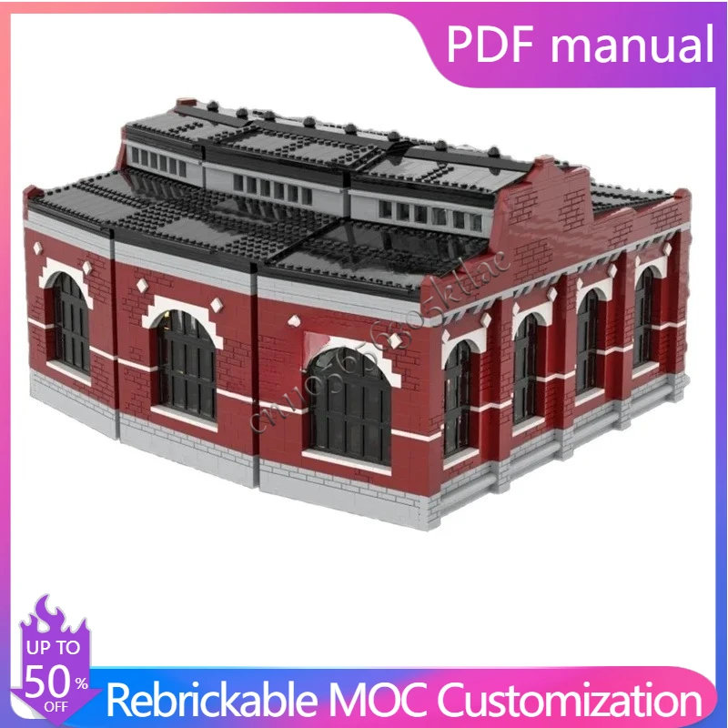 3927 個のラウンドハウスホットシティ MOC パズルクリエイティブストリートビュー建築モデル誕生日組み立て子供のおもちゃクリスマスギフト