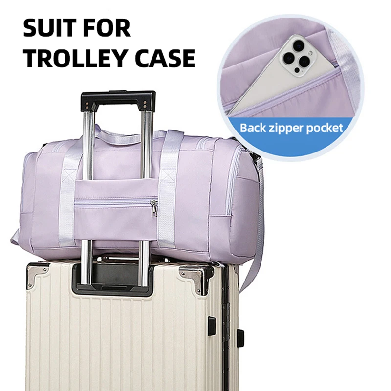 الصالة الرياضية حقيبة اللياقة البدنية الجافة الرطبة في الهواء الطلق السفر رحلة عمل الأمتعة حقائب كروسبودي الأحذية جيب التنقل التخييم على ظهره #4